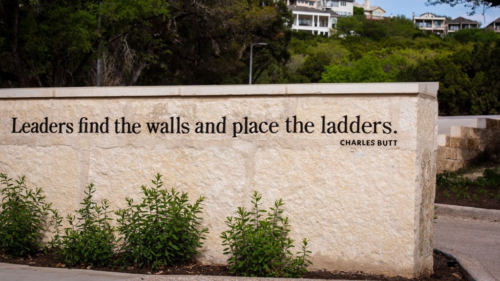 Leaders don’t climb&nbsp;ladders